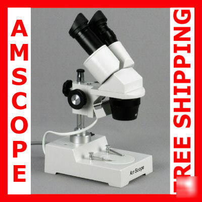New dissecting binocular stereo microscope 10X & 30X