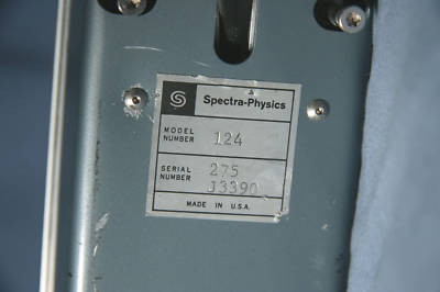 Spectra-physics 124 hene laser infrared 3391NM ir