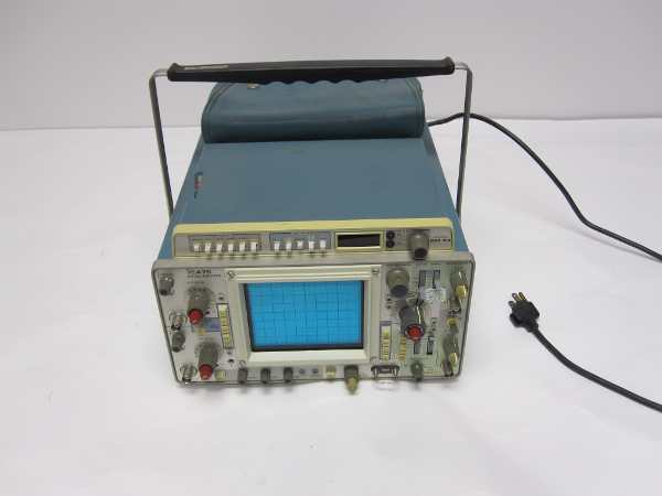 Tektronix 475 200 mhz dual channel oscilloscope dm 44
