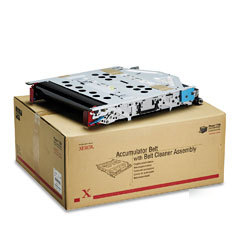 Xerox accumulator belt with belt cleaner assembly for