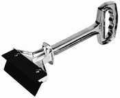 Grill scraper with splash guard - 209-1020