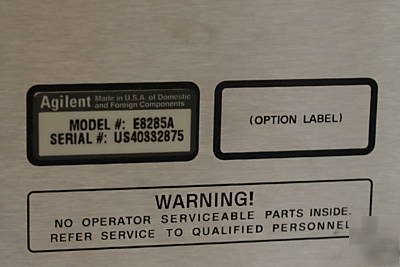 Hp agilent E8285A cdma mobile station test set analyzer