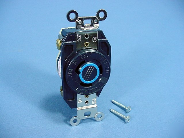 Leviton L11-20 locking receptacle outlet 20A 250V 3Ã¸