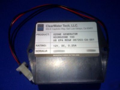 New ozone generators microzone 100 clear water tech