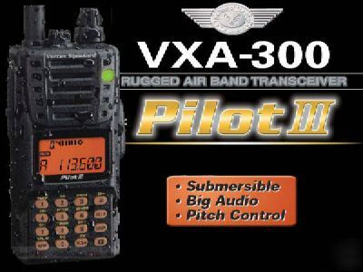 Vertex standard vxa-300 aviator pilot iii air VXA300