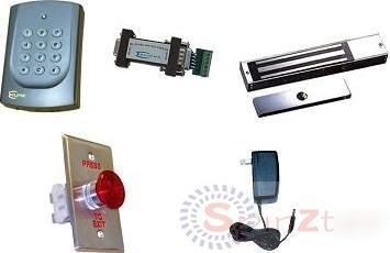 1 door access control kit with 600LB lock and software