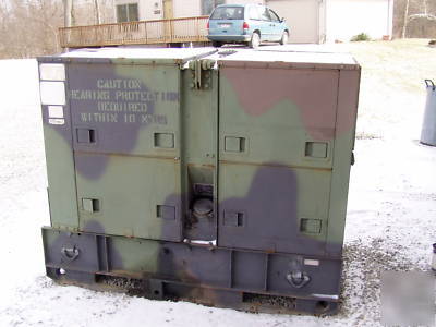 15KW / 400HZ white diesel military generator