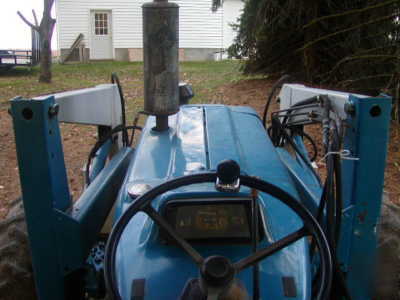 Bush hog front end loader off a ford 3910 tractor 4WD