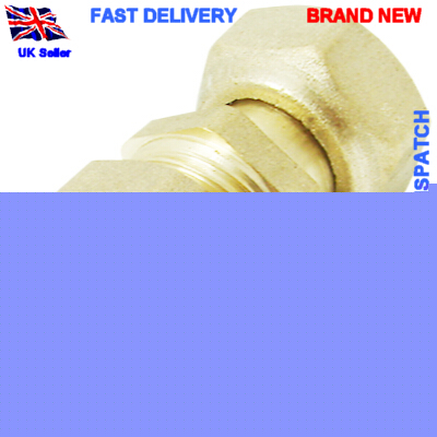 Compression fittings straight tap connector 15MM x Â½â€