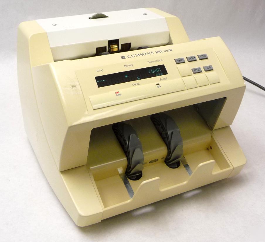 Cummins jetcount 402 currency money counter 402-9700-00
