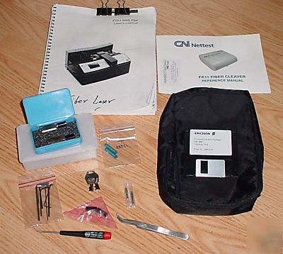 Ericsson fsu 995 fa fusion splicer w/ p/s + accessories