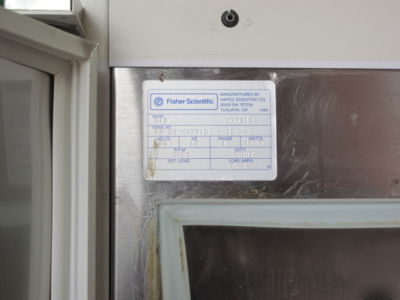 Fisher CO2 dual chamber water-jacketed incubator # 61