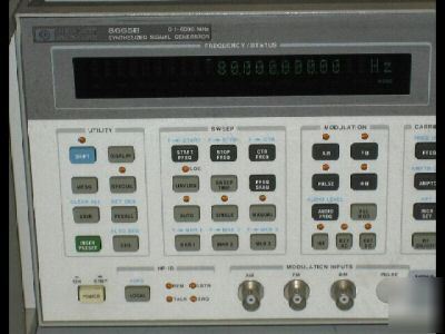 Hp 8665B synthesized signal generator .1-6000MHZ tested