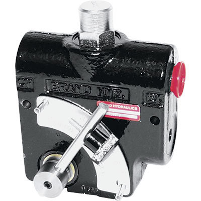 Hydraulic side-ported flow control valve #12 sae 30 gpm