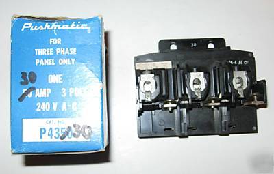 Ite pushmatic 3 pole 30A 30 amp breaker P4330