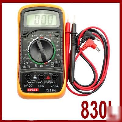 Lcd digital multimeter ac dc volt tester tool 830L ce