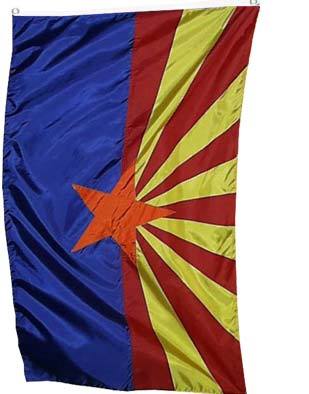 New large 3X5 arizona state flag us usa american flags