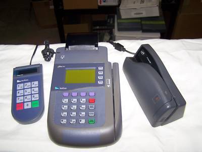Omni 3200 w/ pinpad 1000 & en-check 2500 check reader
