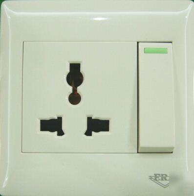 Universal multi plug switch socket for office motel e