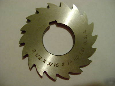 Used milling cutter slitting saw 2-1/2