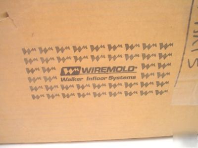 Wiremold walker floor box plug in for tile or carpet