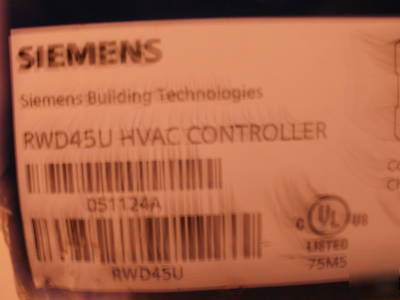  fs siemens RWD45U heat pump temperature controller