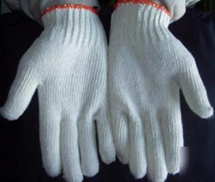 12 pairs cotton string knit work gloves large 1 dozen