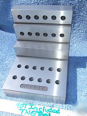Angle plate step toolmaker machist tapped 1/4 ground qa
