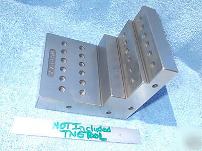 Angle plate step toolmaker machist tapped 1/4 ground qa