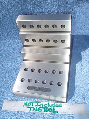 Angle plate step toolmaker machist tapped 1/4 ground qa