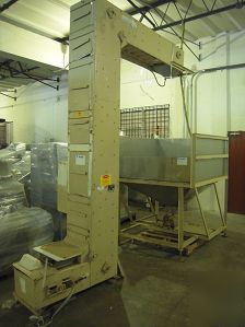 Bucket elevator z conveyor w stainless line acumulator 