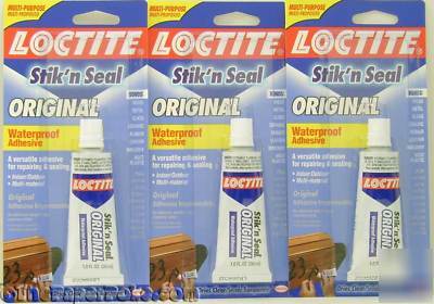 Loctite stik â€˜n seal triple pack free shipping