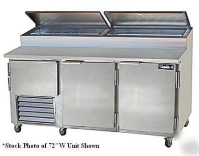 New brand nsf-approved leader pizza prep table 96