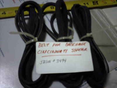 New cincinnati shear back gauge belts # 3494 (3 total)