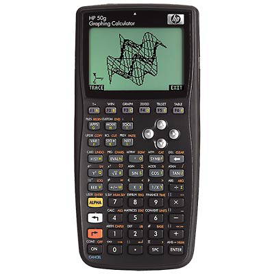 New hp graphing calculator w/ sd F2229AA#aba HP50G