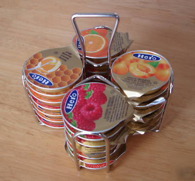 New lot of 10 restaurant style*jelly holders*hold 32* 