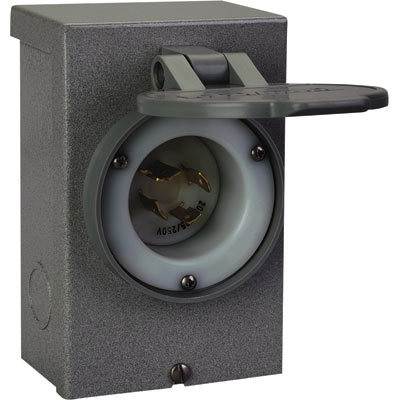 New reliance raintight power inlet box 20 amp - 