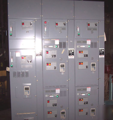New square d motor control center mod 6 9 verticals