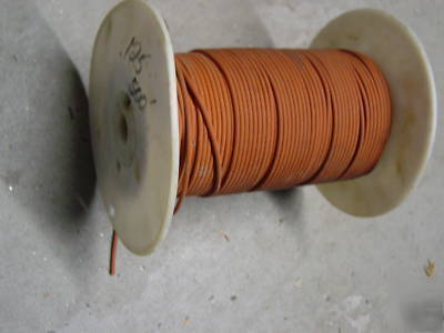 Red silicone rubber rod - gasket material 1/8
