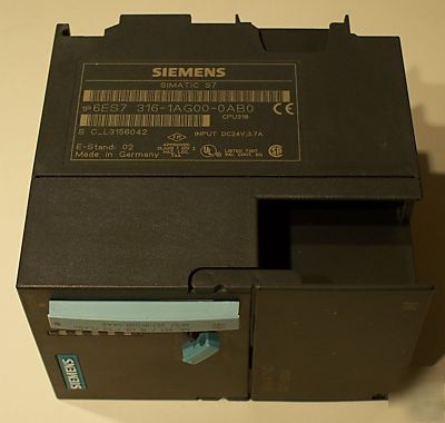 Siemens 6ES7 316-1AG00-0AB0 simatic S7-300 cpu 316 w/16