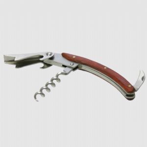 Waiters friend wood finish pub home bar restaurant wine