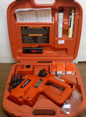 Paslode fuel cordless 16 ga straight finish nailer used