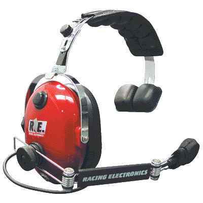 Racing electronics single side 2 way headset nascar