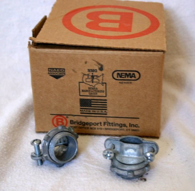 1 box of 25 bridgeport 670-DC2 cable connector 3/4