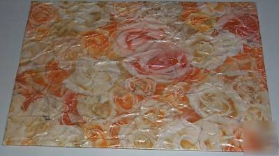 12 hd textured sweepstakes greeting card envelope-roses