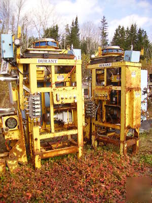 Bag filler, durant model #100E, 2 filling machines