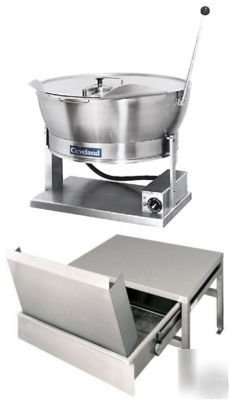 Cleveland set-15 15 gallon table top skillet with stand