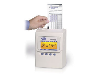 Lathem calculating electronic time recorder 7000E