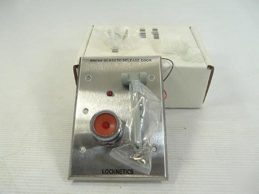 Locknetics 740 series break glass assembly