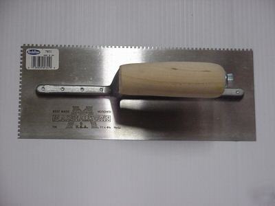 Marshalltown notched tile adhesive mastic trowel #704S